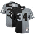 Bo Jackson Las Vegas Raiders Mitchell   Ness Youth Split Legacy Jersey   Black/Silver