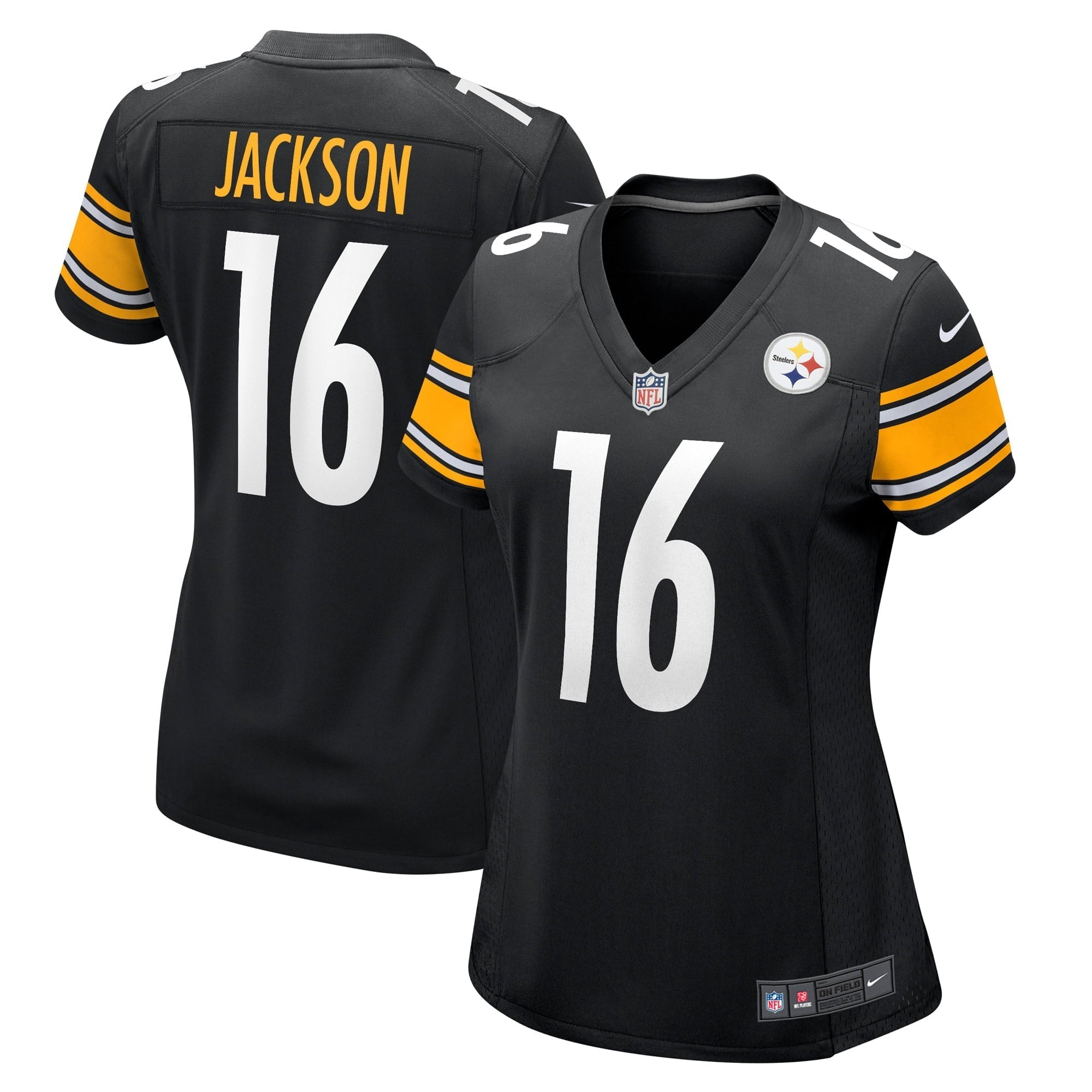 Women s Nike Josh Jackson Black Pittsburgh Steelers Game Player Jersey
