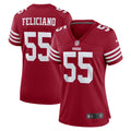 Women s Nike Jon Feliciano Scarlet San Francisco 49ers Game Player Jersey