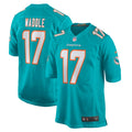 Jaylen Waddle Miami Dolphins Nike Game Player Jersey   Aqua