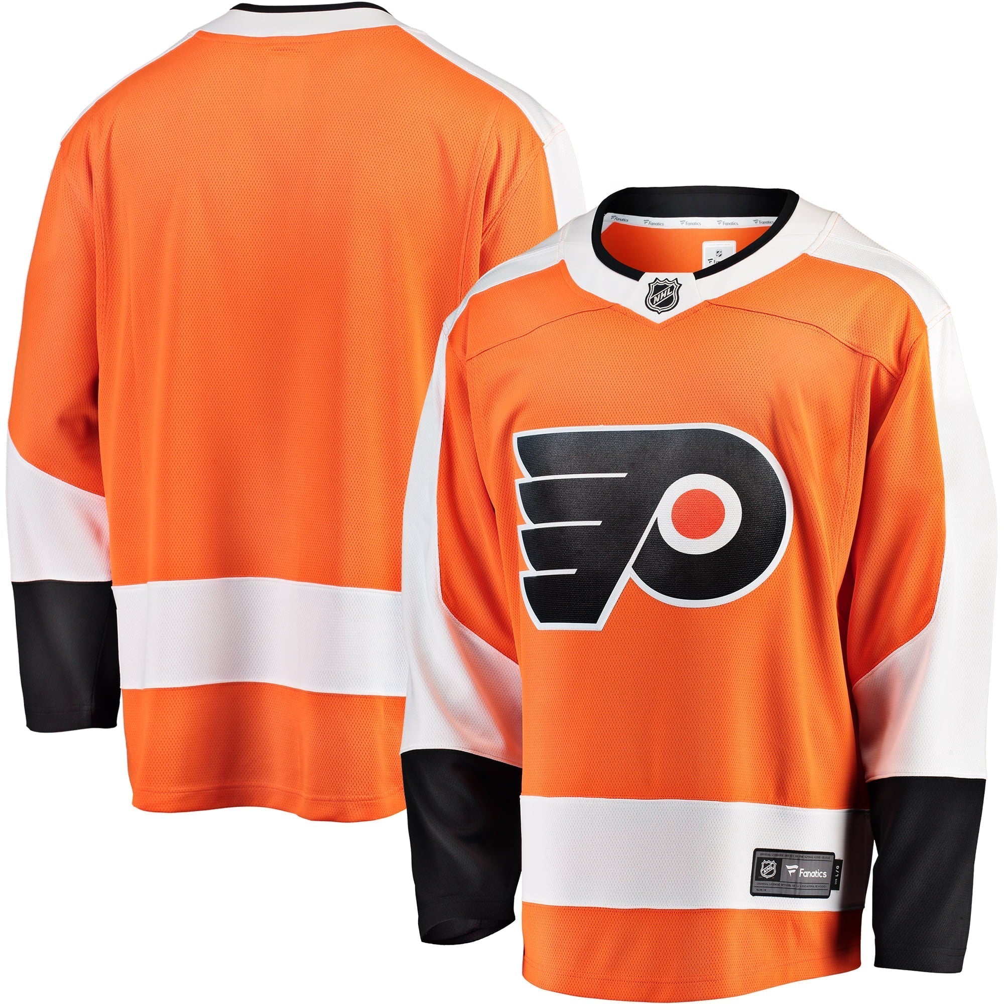 Men's Fanatics Branded Orange Philadelphia Flyers Breakaway Home Jersey