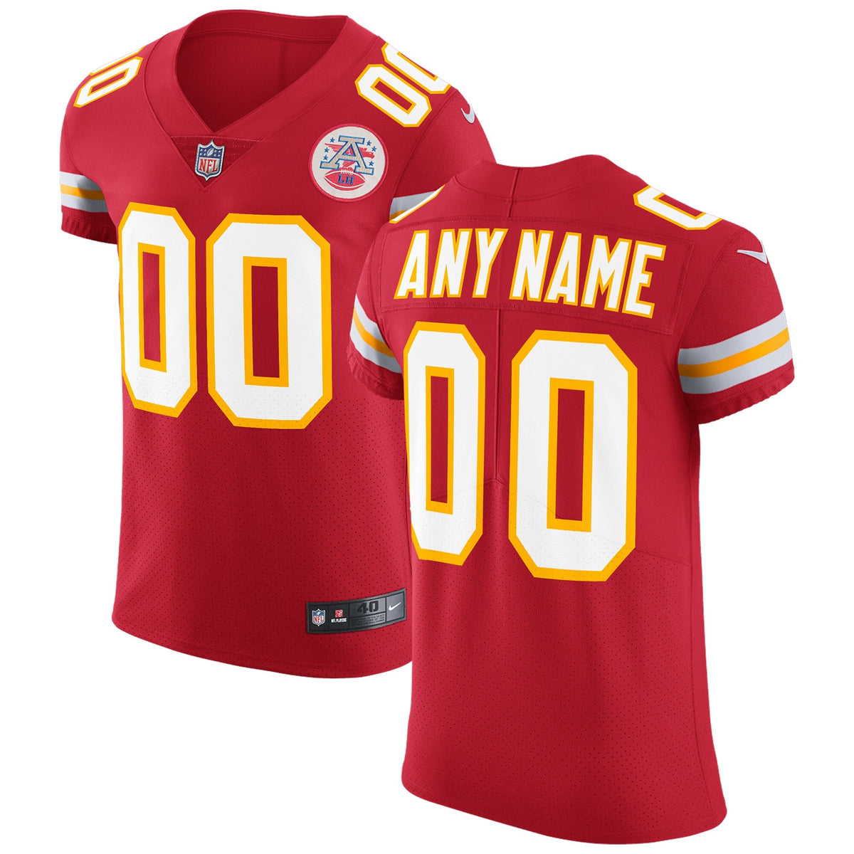 Kansas City Chiefs Nike Vapor Untouchable Custom Elite Jersey   Red