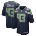 Men s Nike Aaron Donkor College Navy Seattle Seahawks Game Jersey
