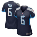 Nick Folk Tennessee Titans Nike Women s Team Game Jersey    Navy