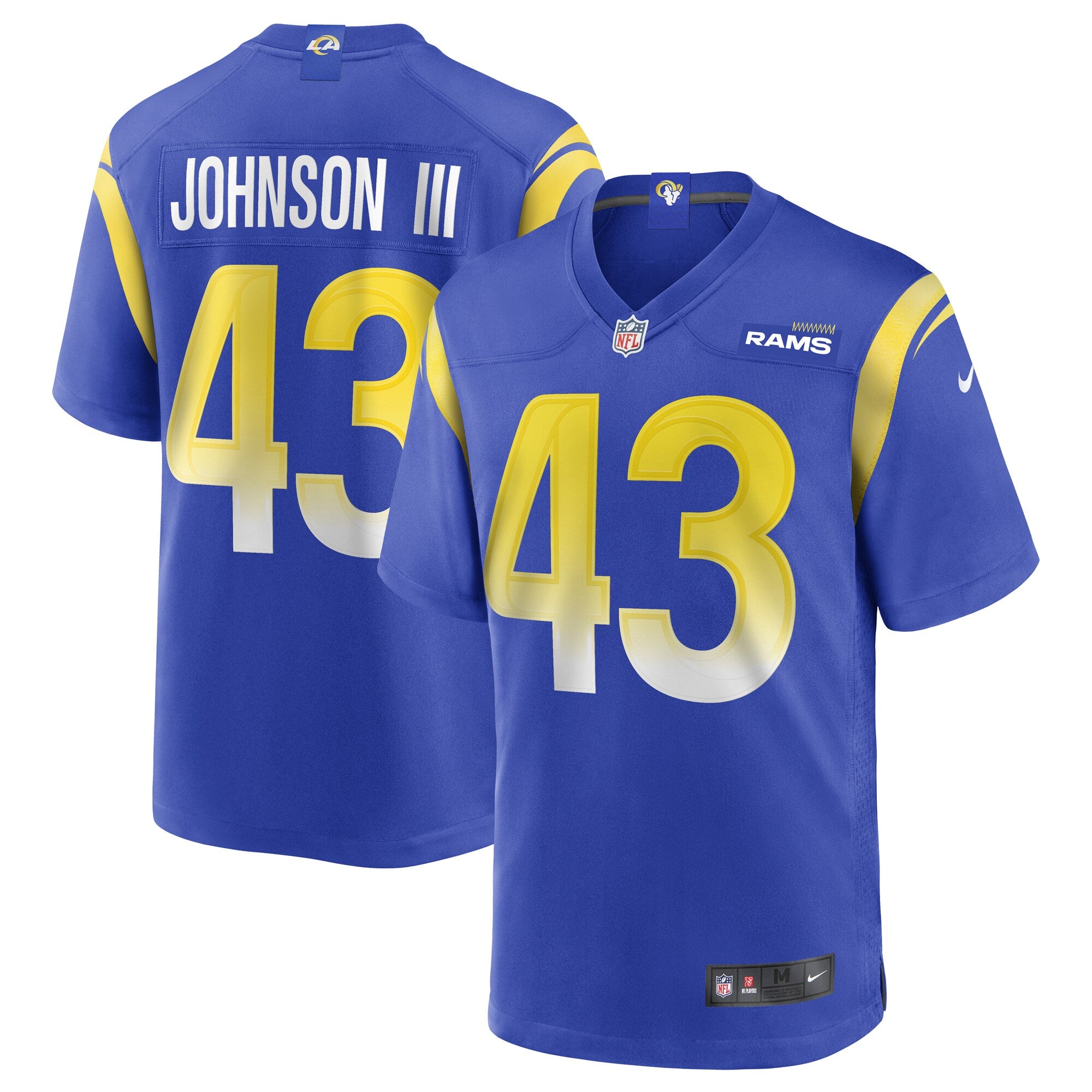 John Johnson III Los Angeles Rams Nike Game Jersey   Royal