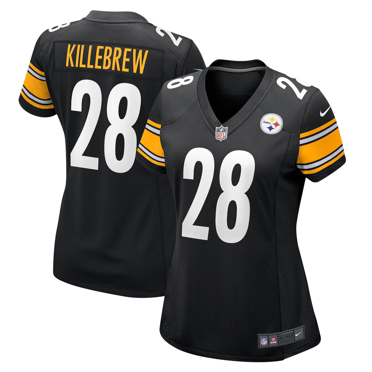 Women s Nike Miles Killebrew Black Pittsburgh Steelers Game Jersey