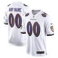 Baltimore Ravens Nike Custom Game Jersey   White