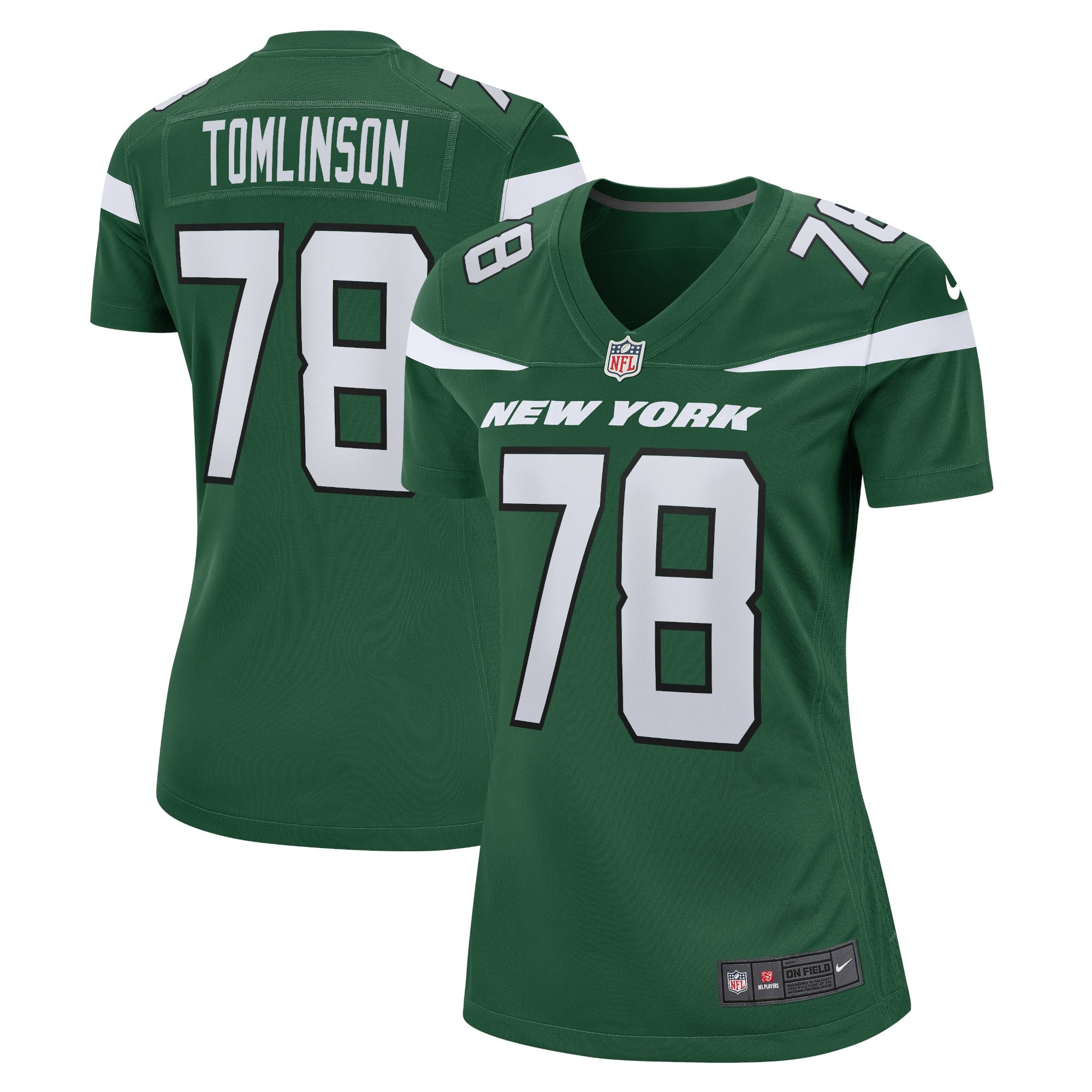 Laken Tomlinson New York Jets Nike Women s Game Jersey   Gotham Green