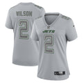 Zach Wilson New York Jets Nike Women s Atmosphere Fashion Game Jersey   Gray