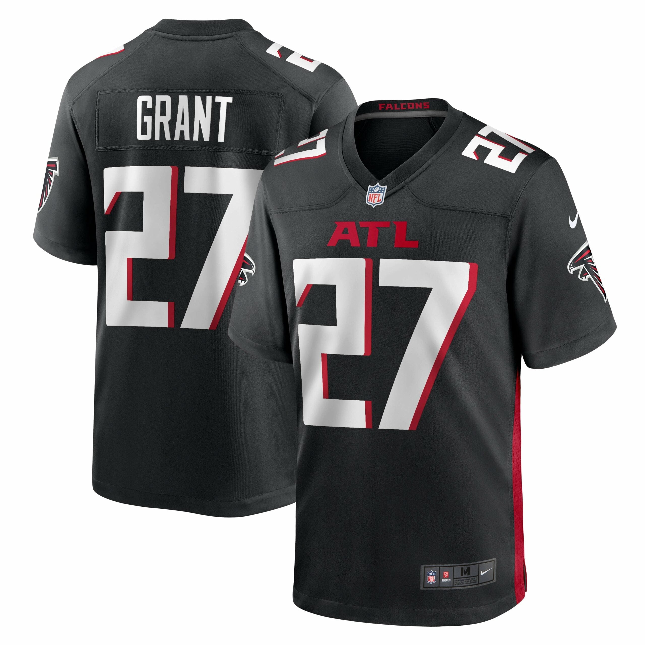 Men s Nike Richie Grant Black Atlanta Falcons Game Jersey