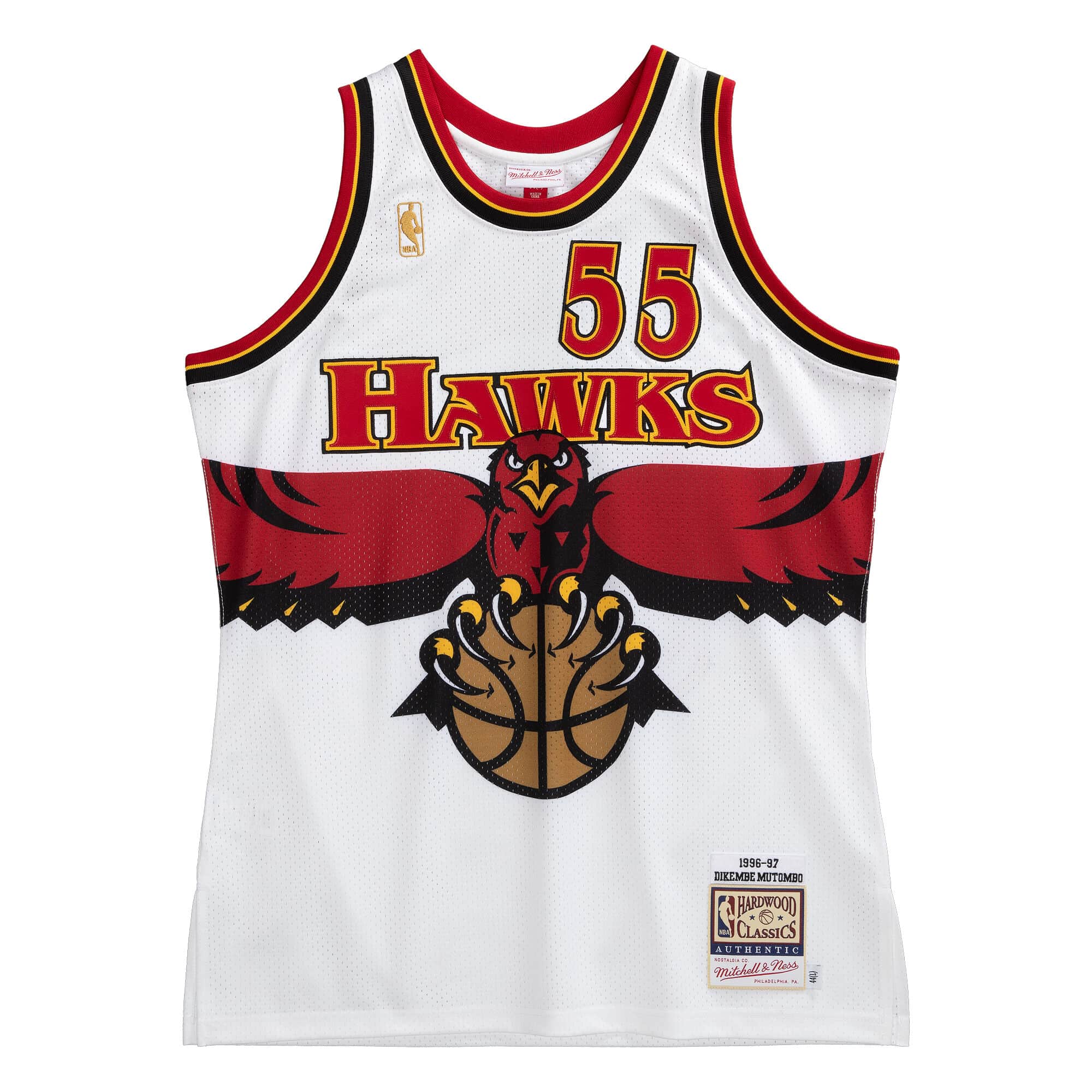 Authentic Dikembe Mutombo Atlanta Hawks, NBA Jerseys 1996-97 Jersey