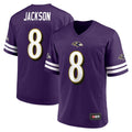 Men s Fanatics Branded Lamar Jackson Purple Baltimore Ravens Replica Player Jersey
