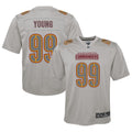 Chase Young Washington Commanders Nike Youth Atmosphere Fashion Game Jersey   Gray