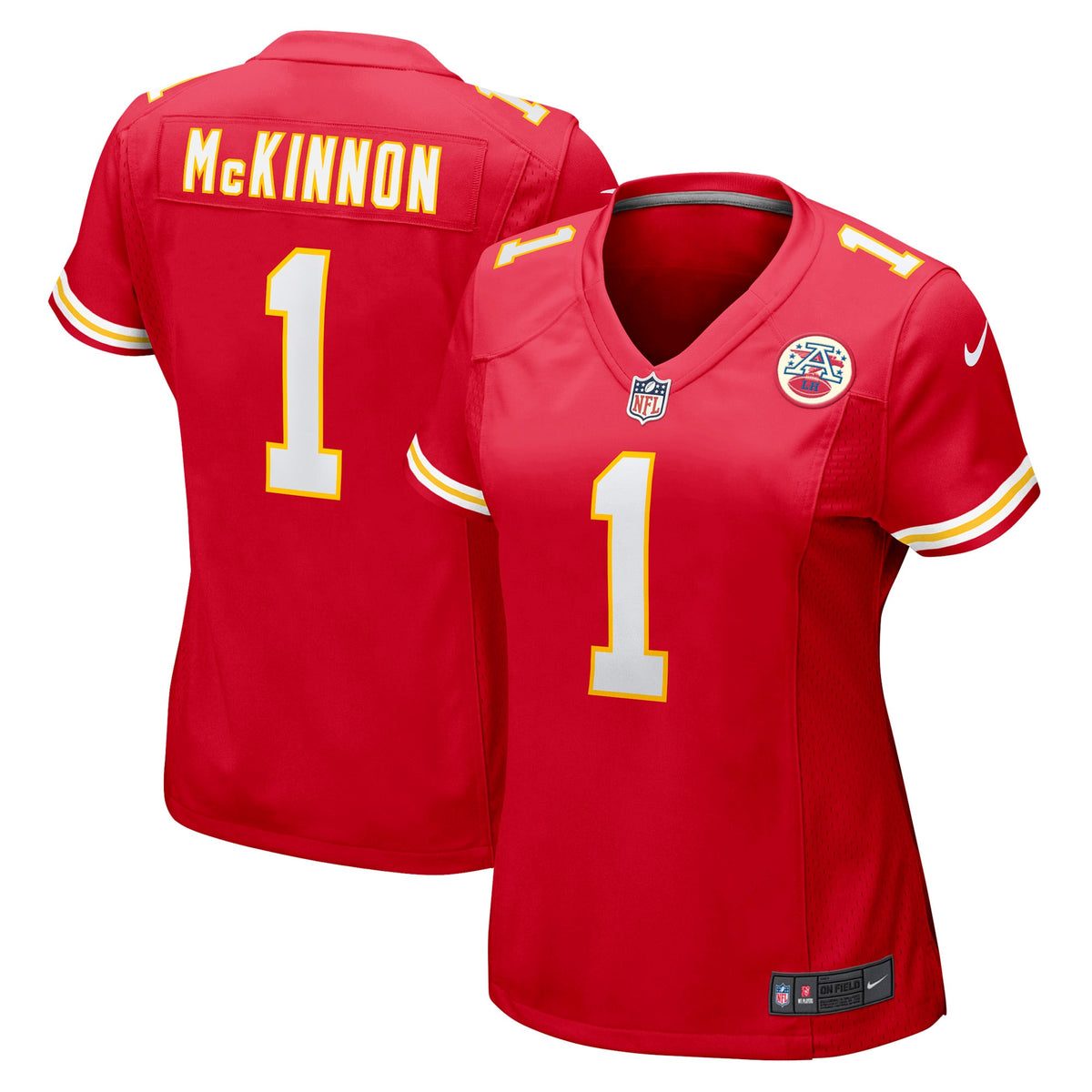 Jerick McKinnon Kansas City Chiefs Nike Women s Game Player Jersey   Red