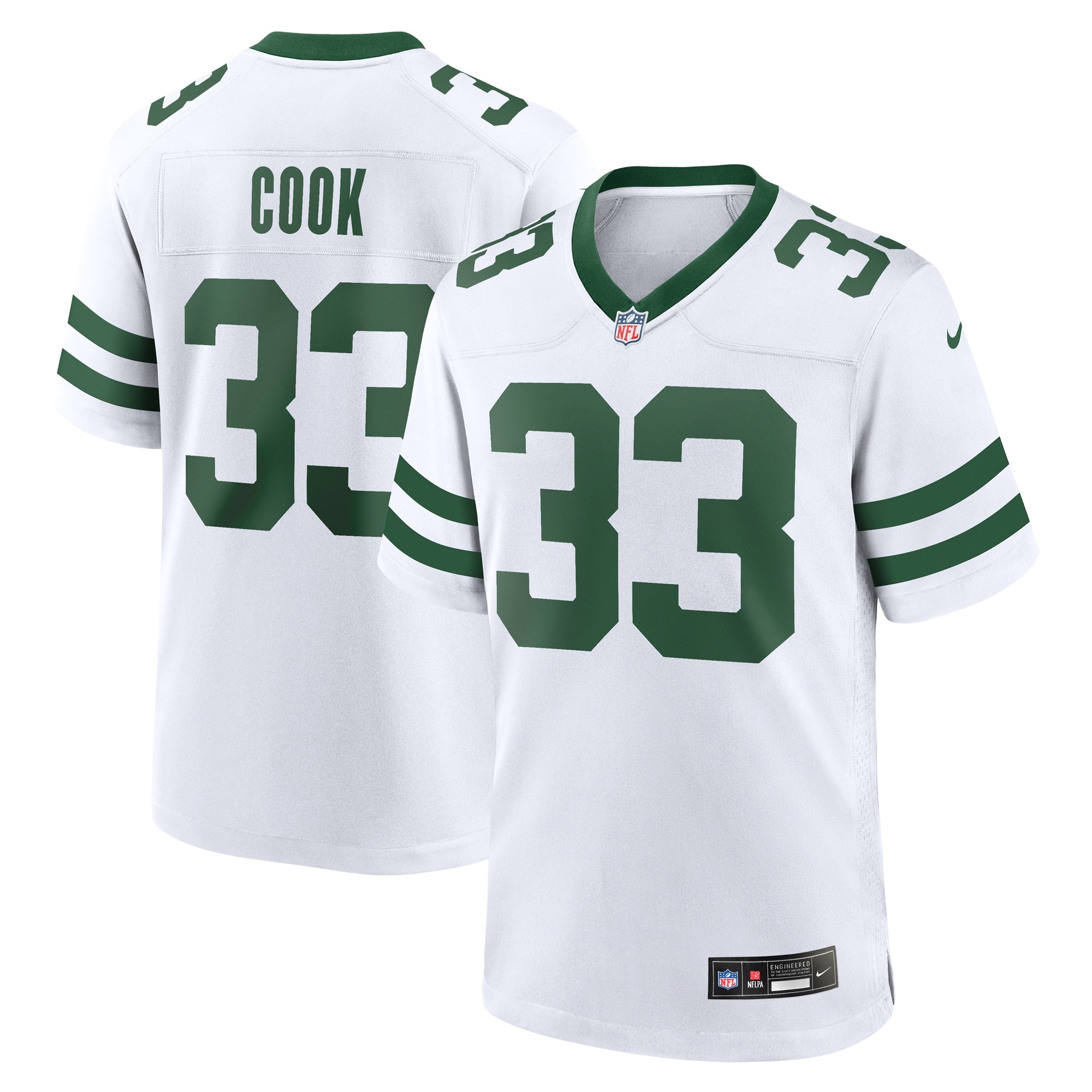 Dalvin Cook New York Jets Nike Legacy Player Jersey   White