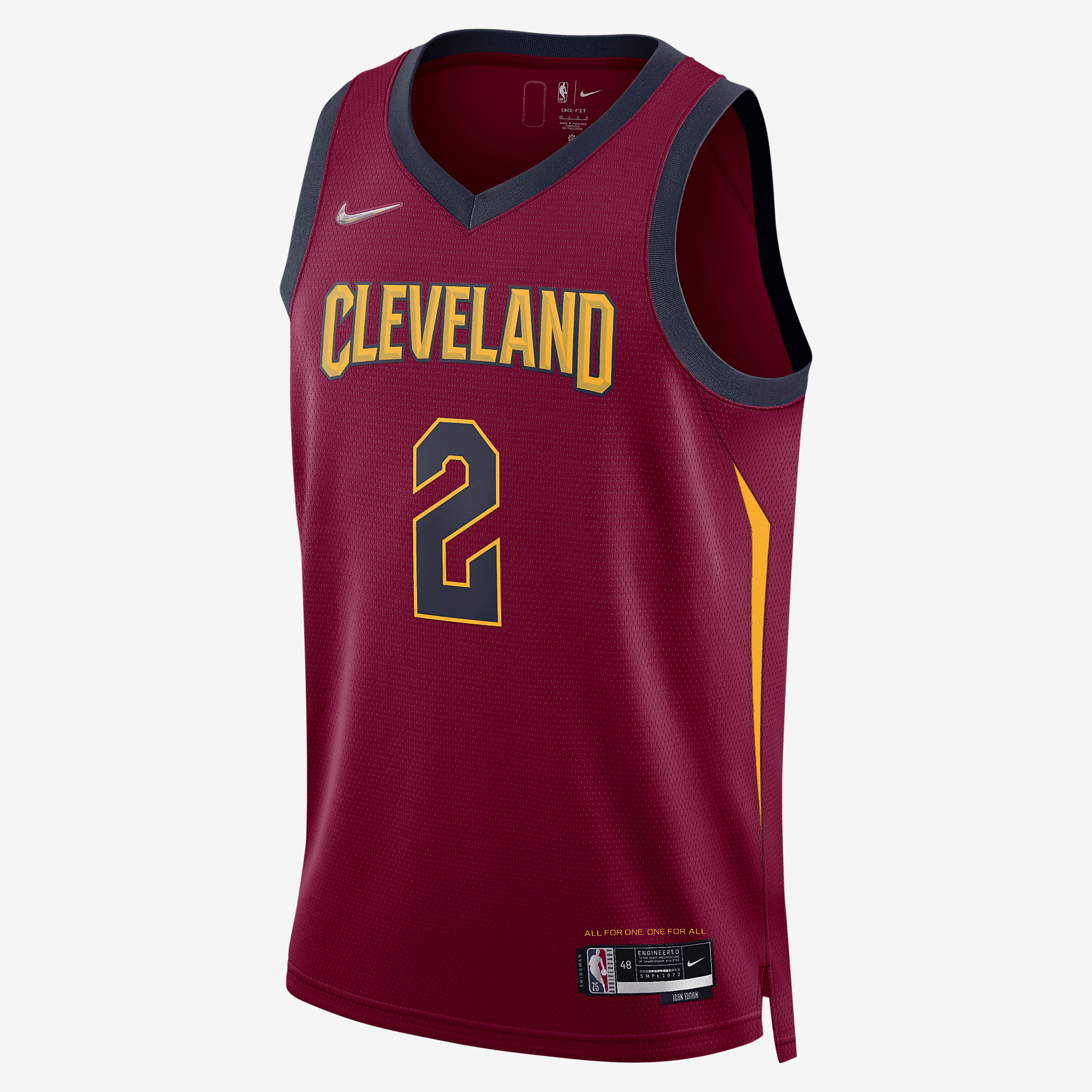 Cleveland Cavaliers Diamond Icon Edition Nike Dri-FIT NBA Swingman Jersey - Team Red/University Gold/College Navy