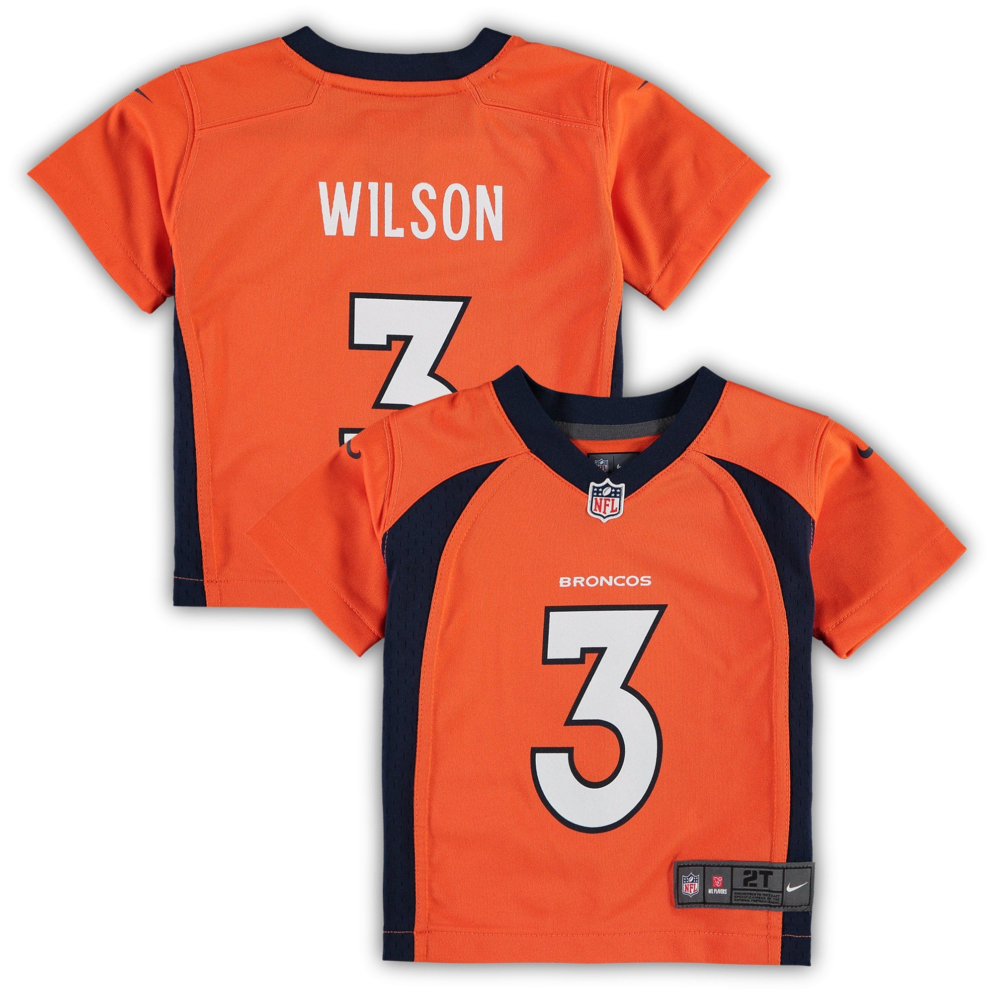 Russell Wilson Denver Broncos Nike Toddler Game Jersey   Orange