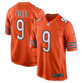 Men s Nike Nick Foles Orange Chicago Bears Game Jersey