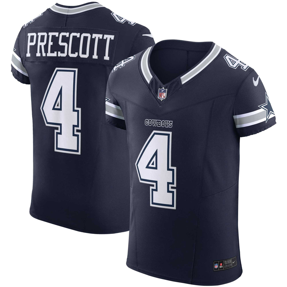 Dak Prescott Dallas Cowboys Nike Vapor F.U.S.E. Elite Jersey   Navy