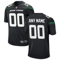 New York Jets Nike Alternate Custom Game Jersey   Stealth Black