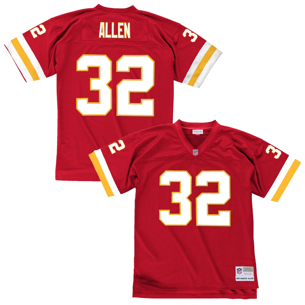 Marcus Allen Kansas City Chiefs Mitchell   Ness 1994 Retired Player Legacy Replica Jersey   Red