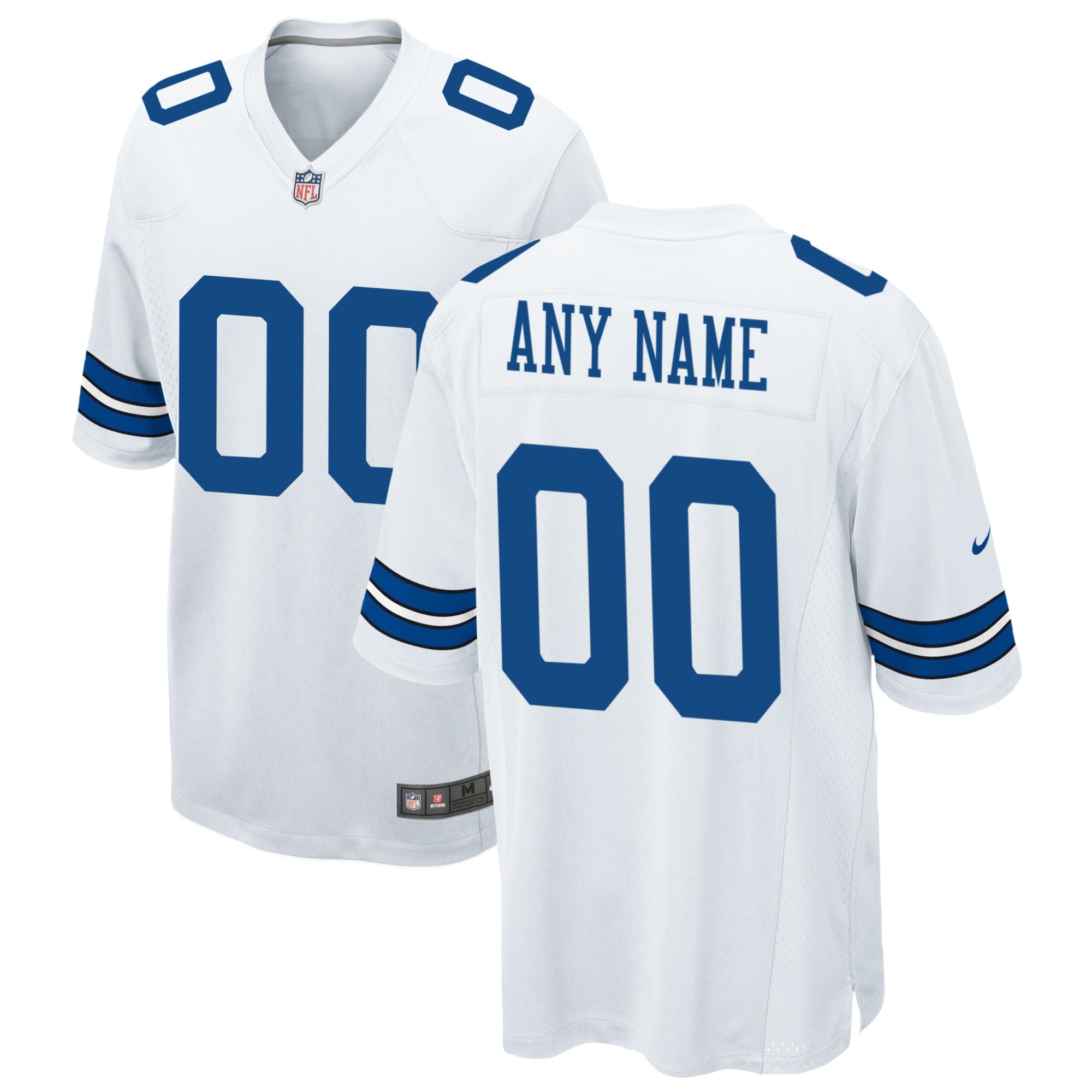 Dallas Cowboys Nike Custom Game Jersey   White