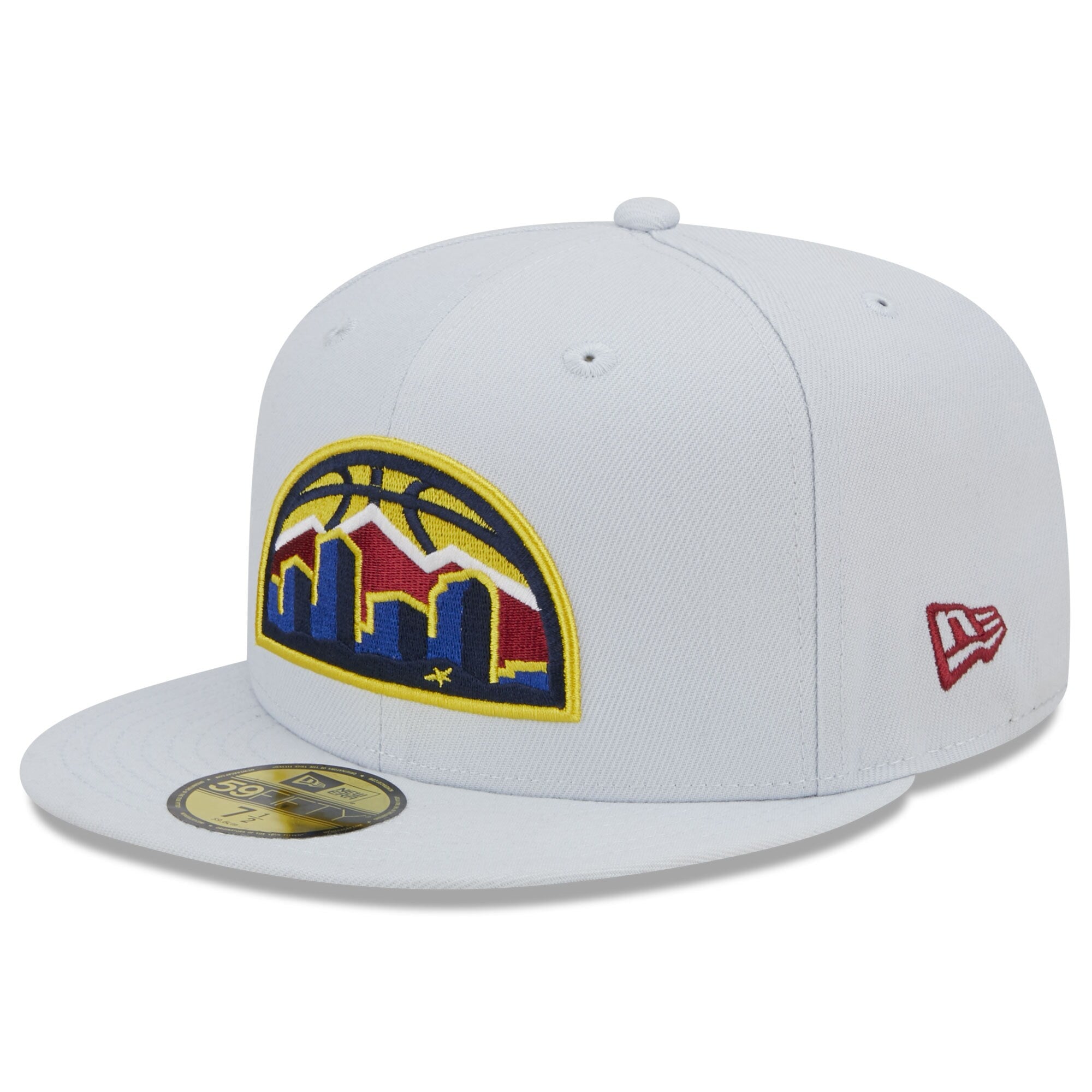 Denver Nuggets New Era 2022/23 City Edition Alternate Logo 59FIFTY Fitted Hat - Gray