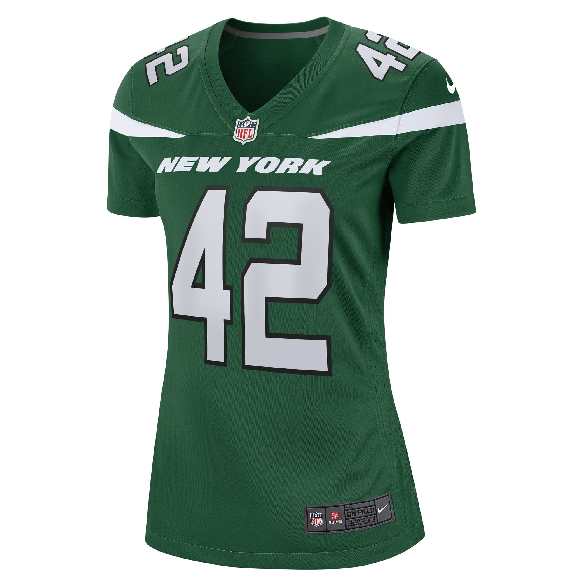 Women s Nike Thomas Hennessy Gotham Green New York Jets Game Jersey