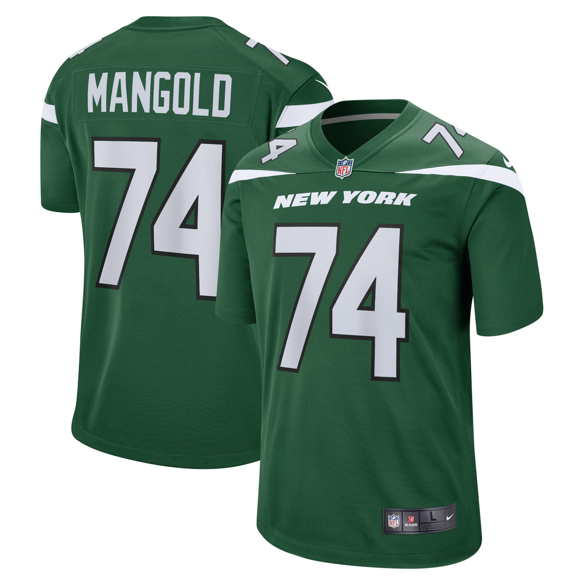 Nick Mangold New York Jets Nike Retired Player Jersey   Gotham Green