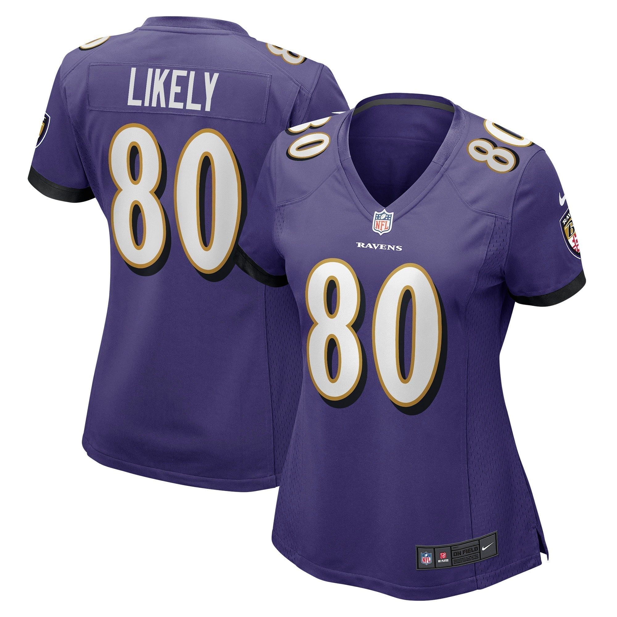 Women s Nike Isaiah Likely Purple Baltimore Ravens Player Game Jersey