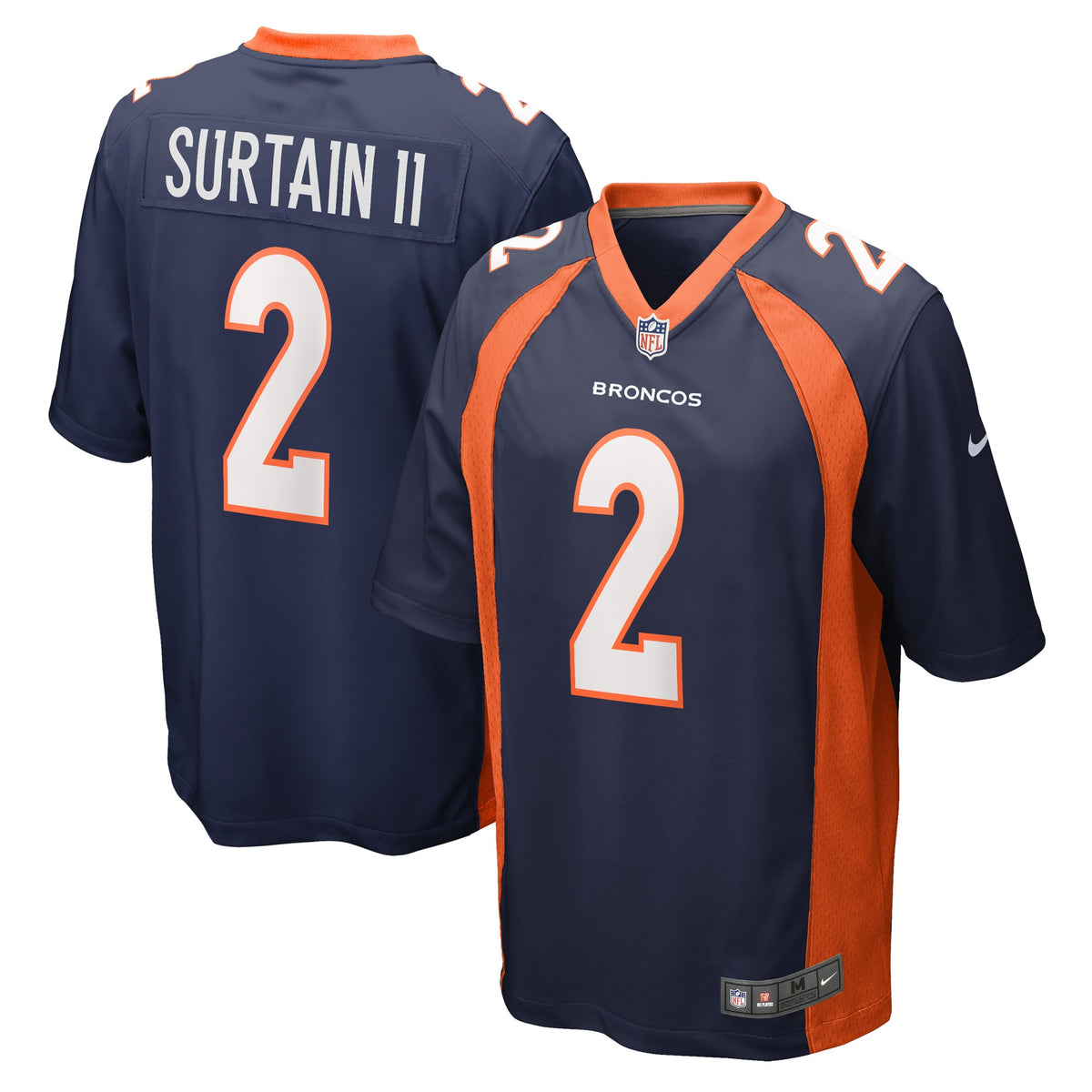 Patrick Surtain II Denver Broncos Nike Home Game Player Jersey   Navy