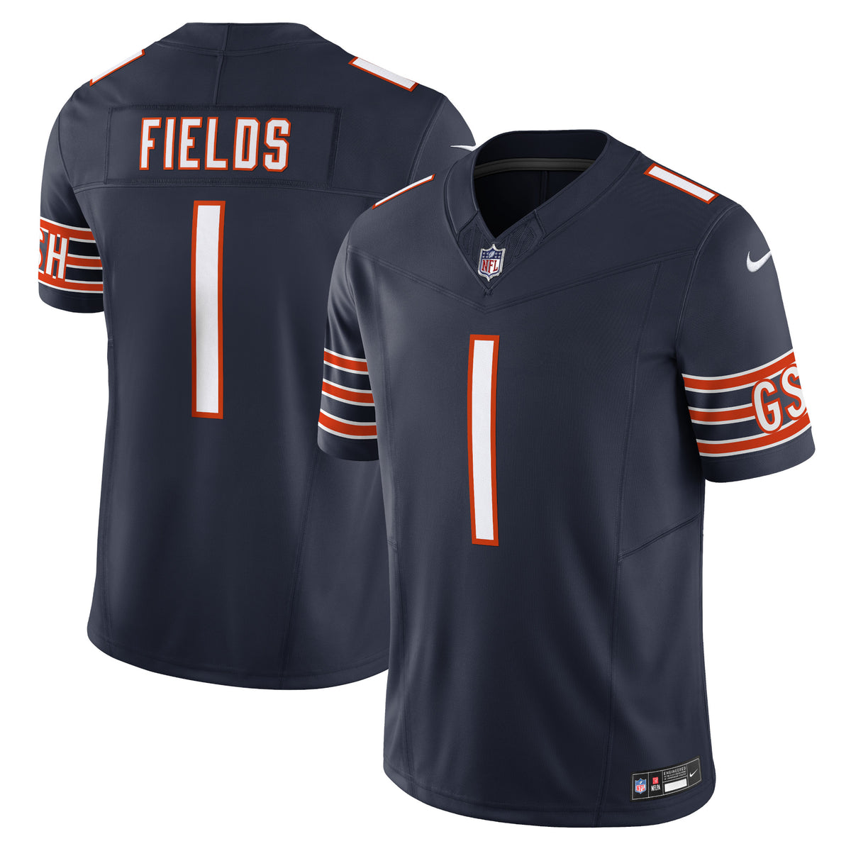 Justin Fields Chicago Bears Nike Vapor F.U.S.E. Limited Jersey   Navy