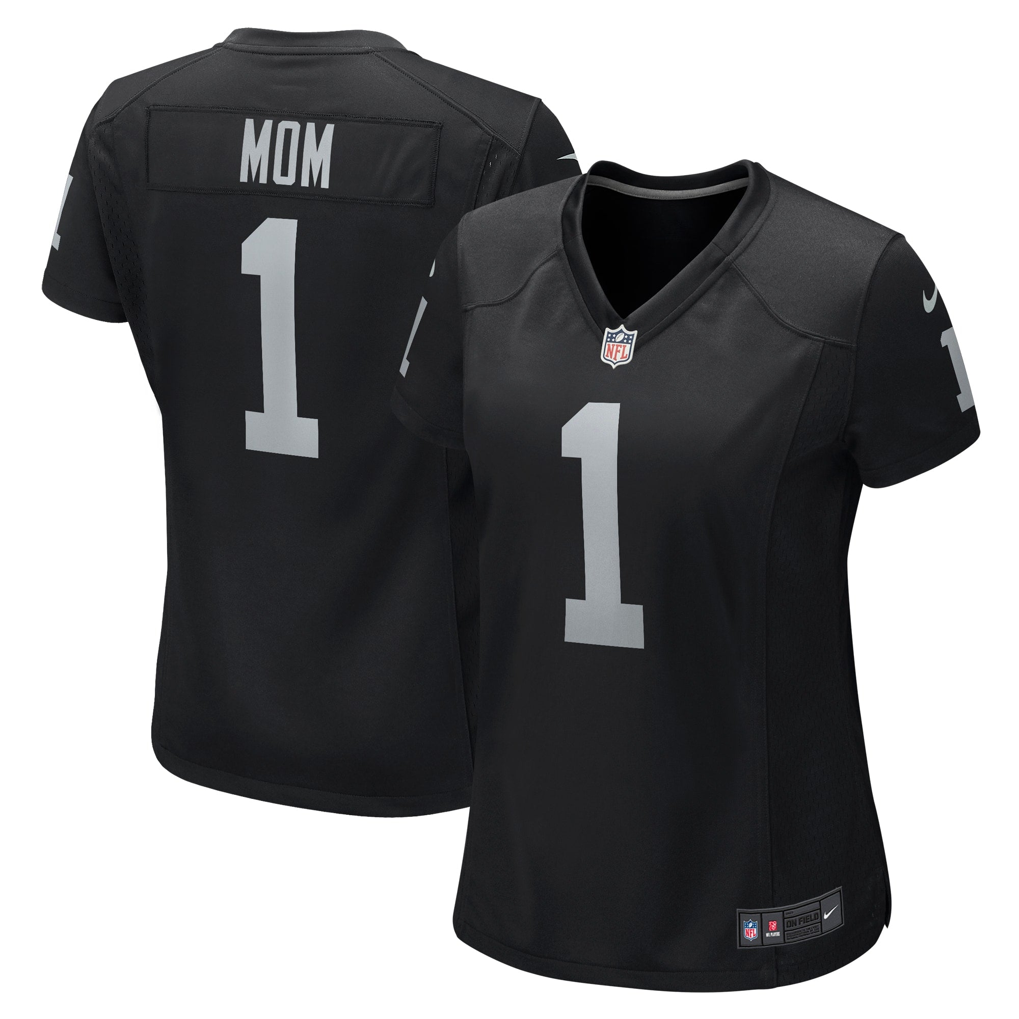 Number 1 Mom Las Vegas Raiders Nike Women s Game Jersey   Black