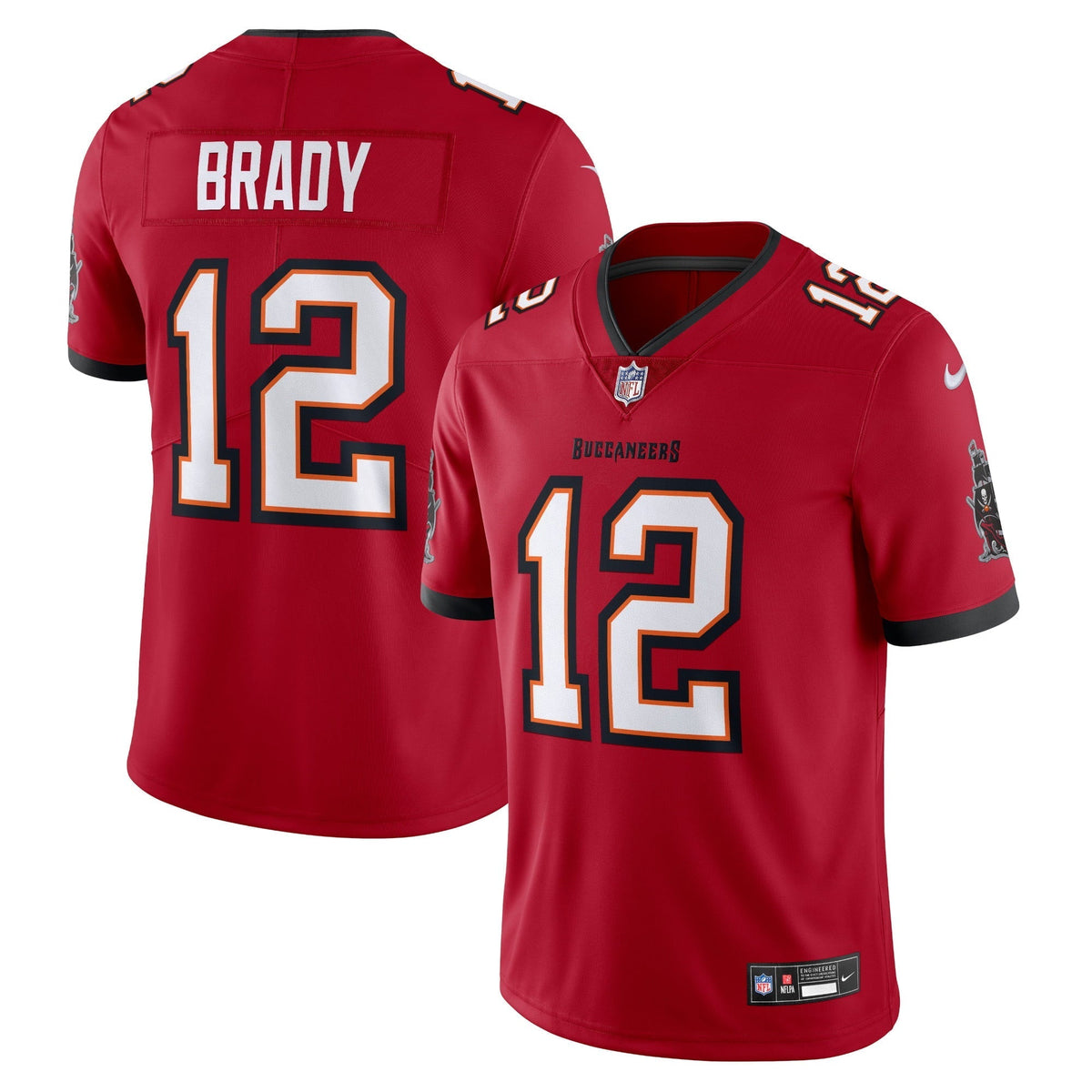 Men s Nike Tom Brady Red Tampa Bay Buccaneers  Vapor Untouchable Limited Jersey