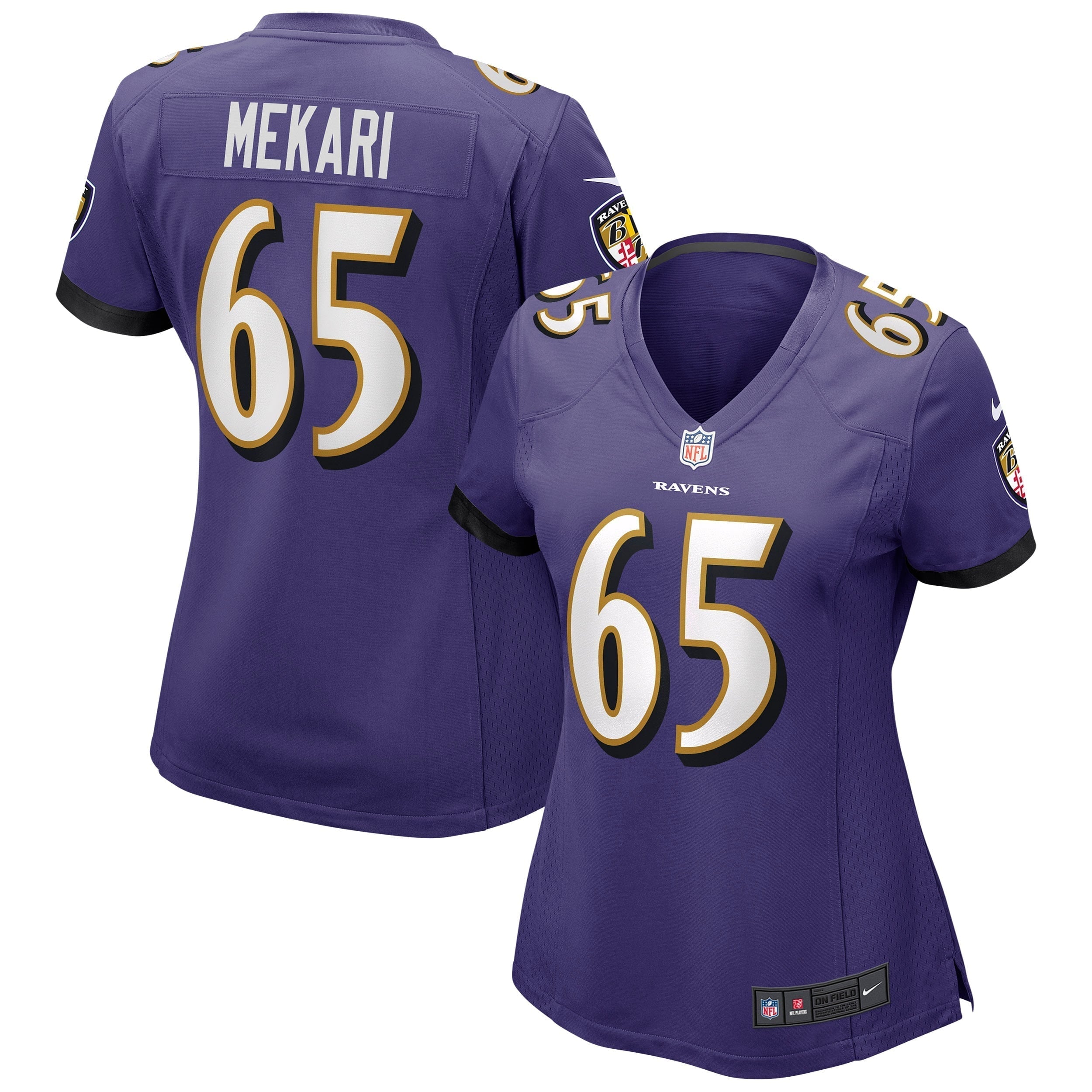Women s Nike Patrick Mekari Purple Baltimore Ravens Game Jersey