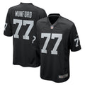 Thayer Munford Jr. Las Vegas Raiders Nike Team Game Jersey    Black