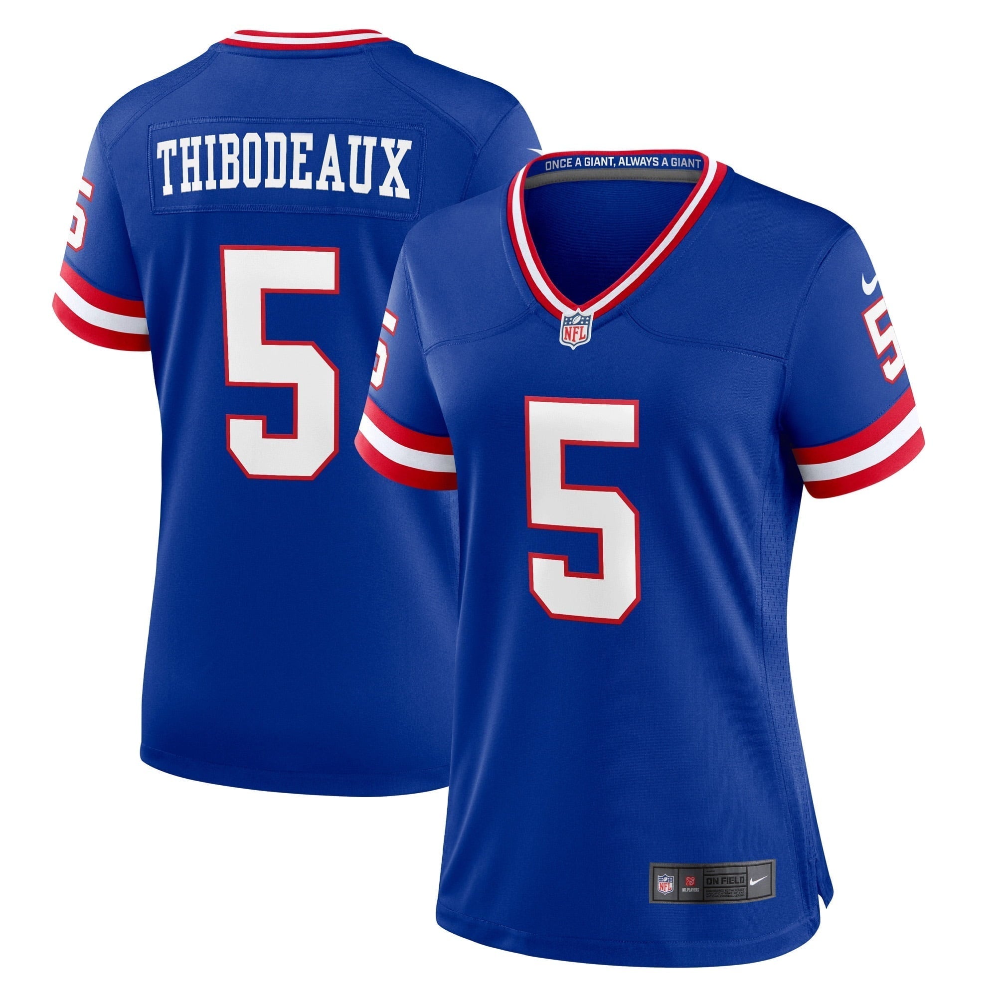 Women s Nike Kayvon Thibodeaux Royal New York Giants Classic Player Game Jersey