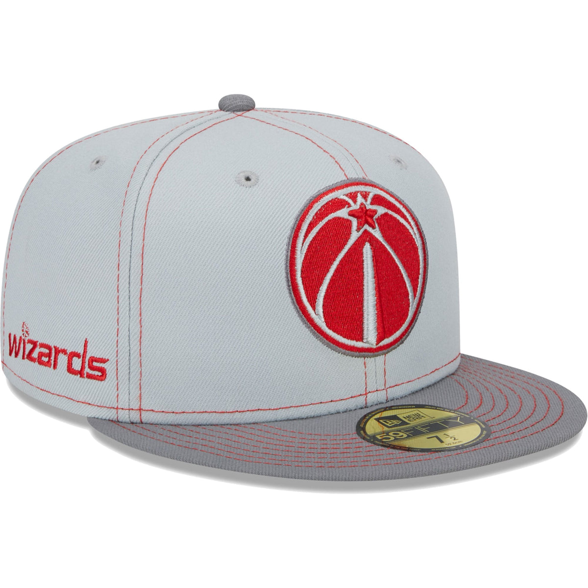 Washington Wizards New Era Color Pop 59FIFTY Fitted Hat - Gray