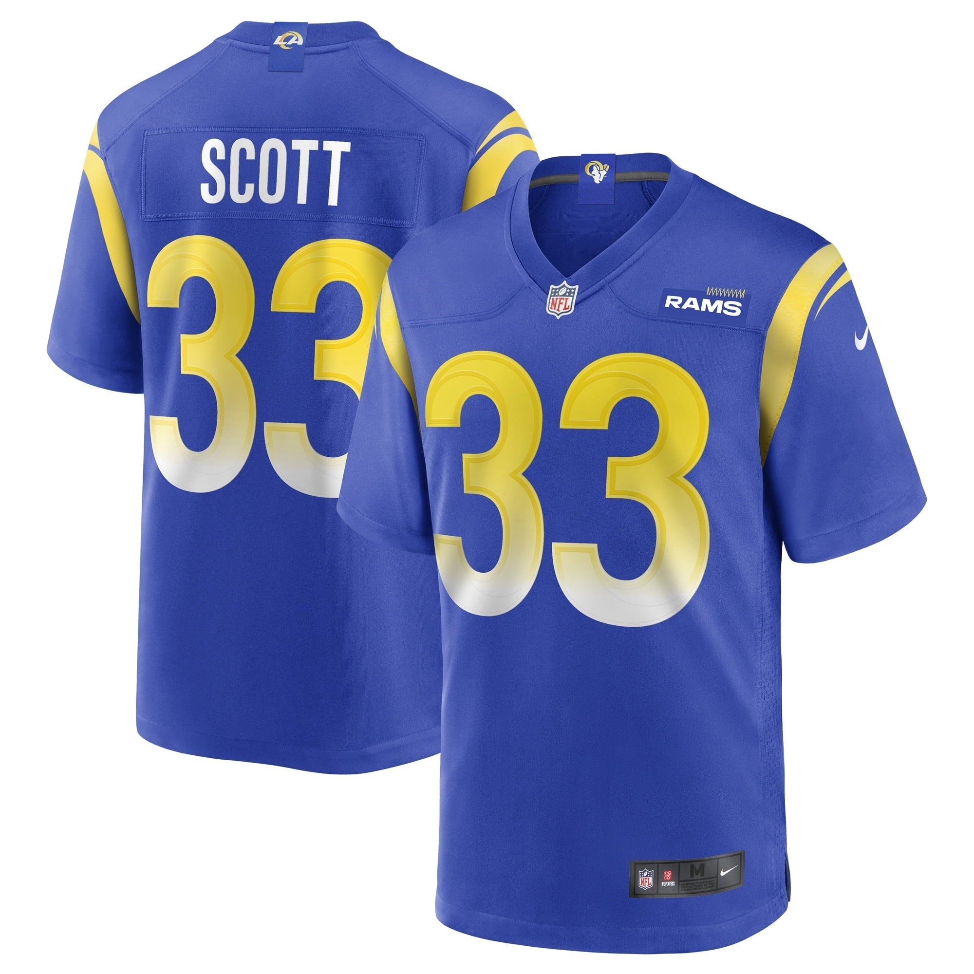 Men s Nike Nick Scott Royal Los Angeles Rams Game Jersey