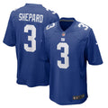 Men s Nike Sterling Shepard Royal New York Giants Game Player Jersey