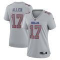 Josh Allen Buffalo Bills Nike Women s Atmosphere Fashion Game Jersey   Gray