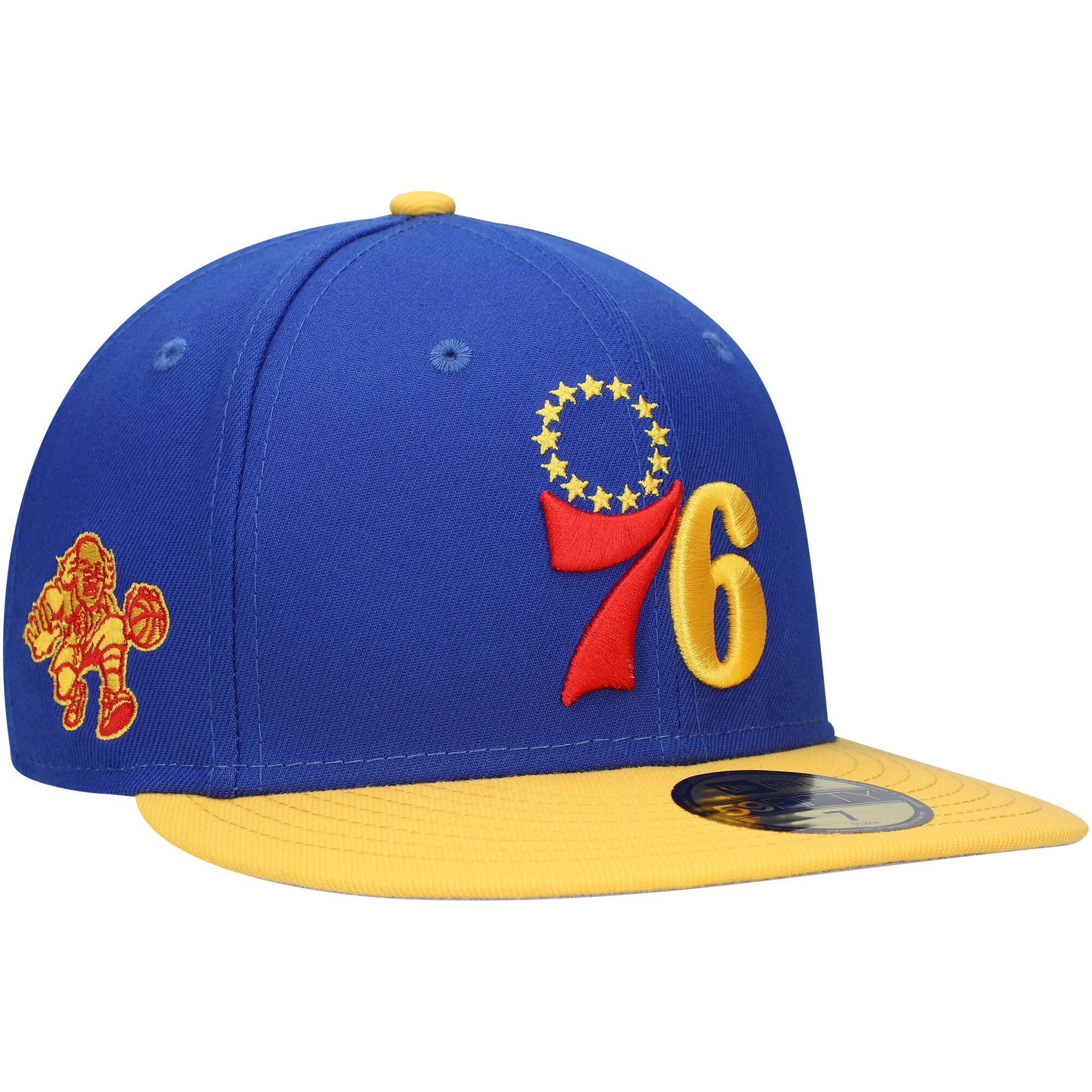 Philadelphia 76ers New Era Side Patch 59FIFTY Fitted Hat - Royal
