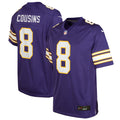 Kirk Cousins Minnesota Vikings Nike Youth Game Jersey   Purple