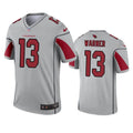 Men s Arizona Cardinals Kurt Warner Inverted Legend Jersey   Silver