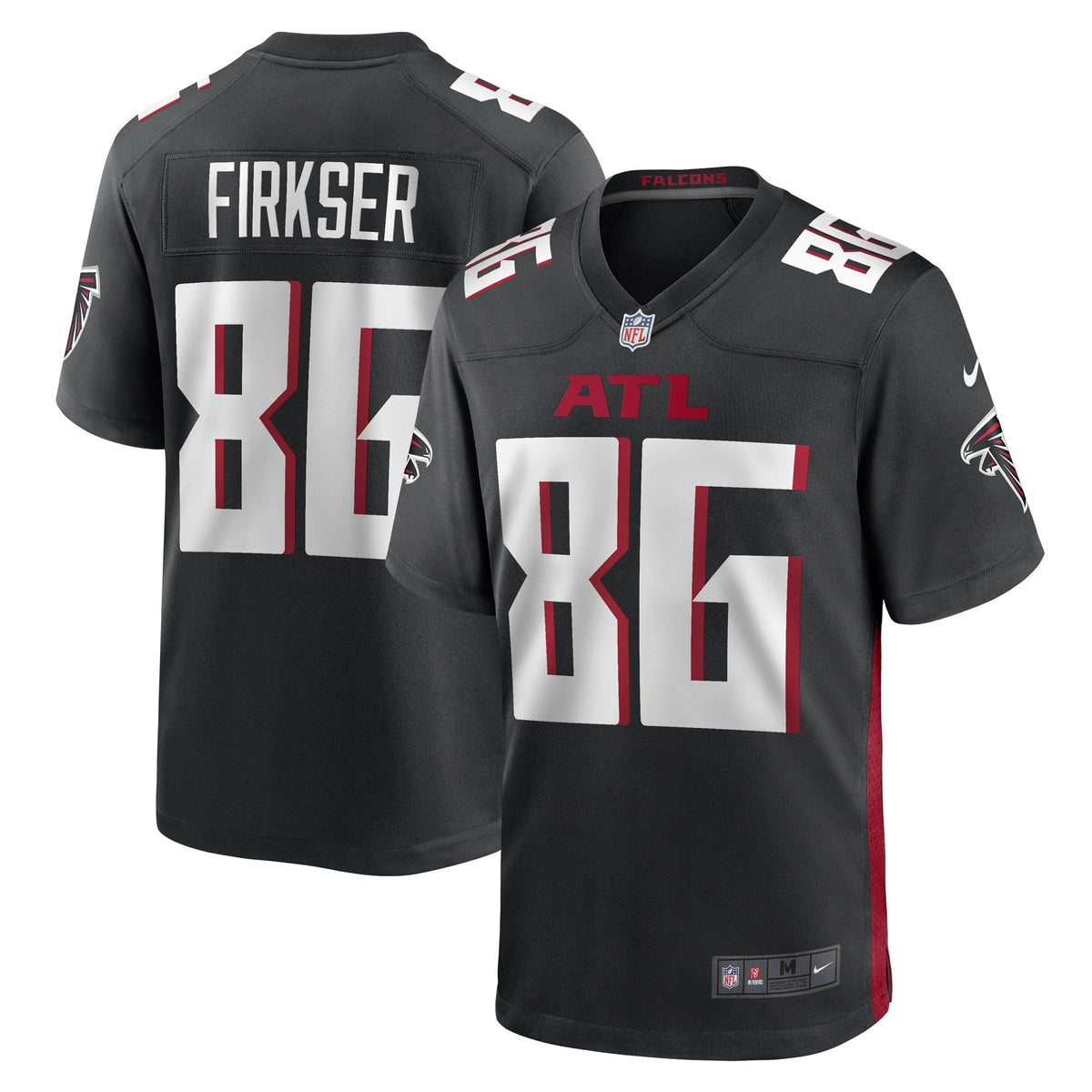 Men s Nike Anthony Firkser Black Atlanta Falcons Game Player Jersey