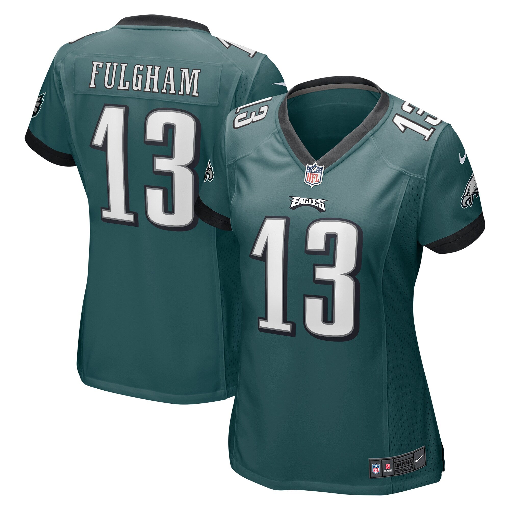 Travis Fulgham Philadelphia Eagles Nike Women s Game Jersey   Midnight Green