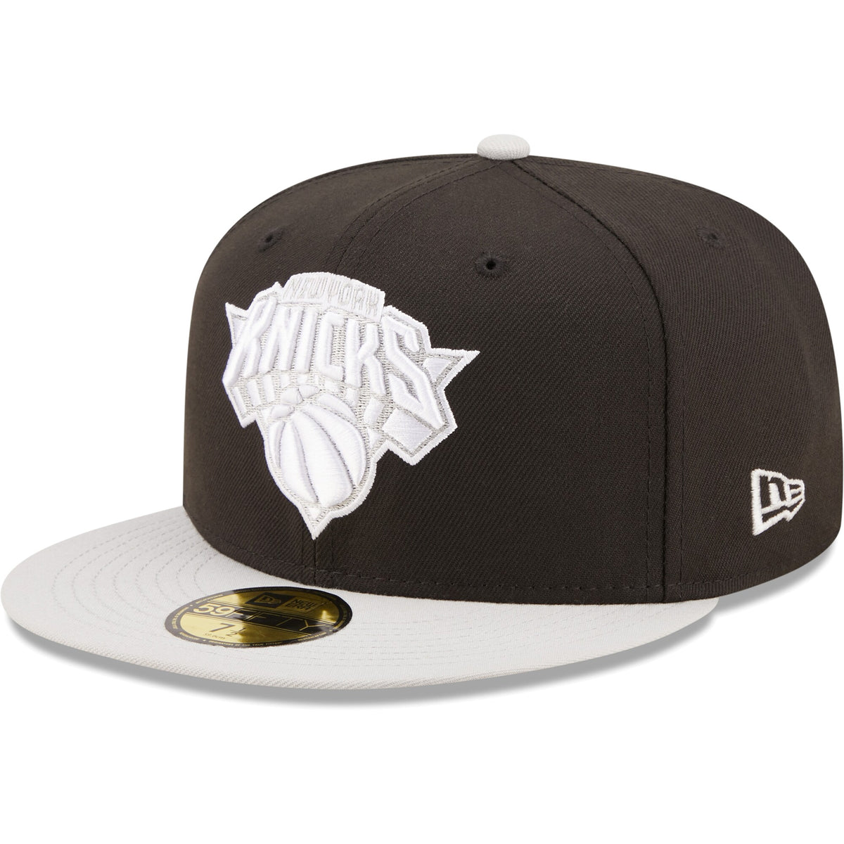 New York Knicks New Era Two-Tone Color Pack 59FIFTY Fitted Hat - Black/Gray