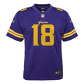 Justin Jefferson Minnesota Vikings Nike Youth Game Jersey   Purple