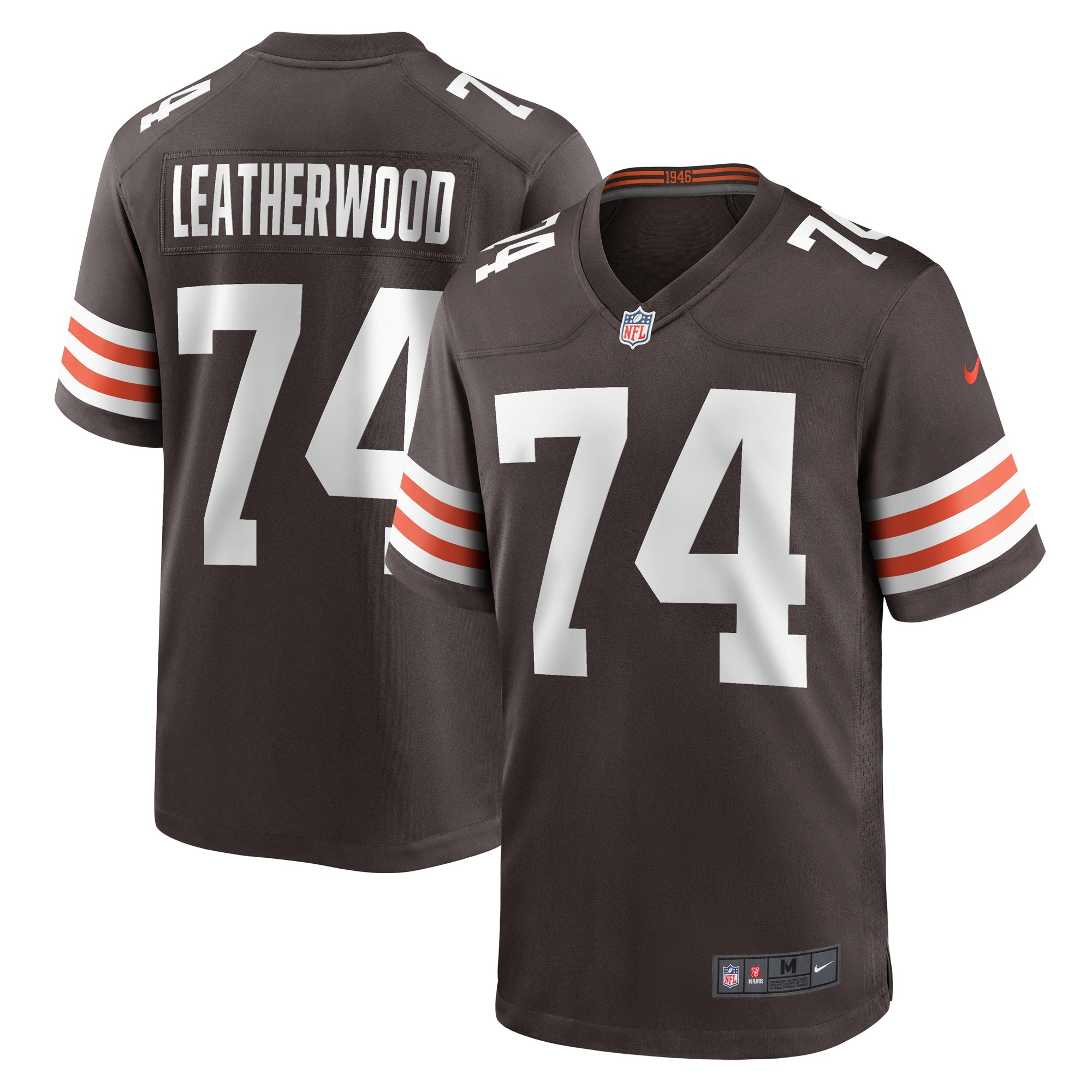 Alex Leatherwood Cleveland Browns Nike Team Game Jersey    Brown