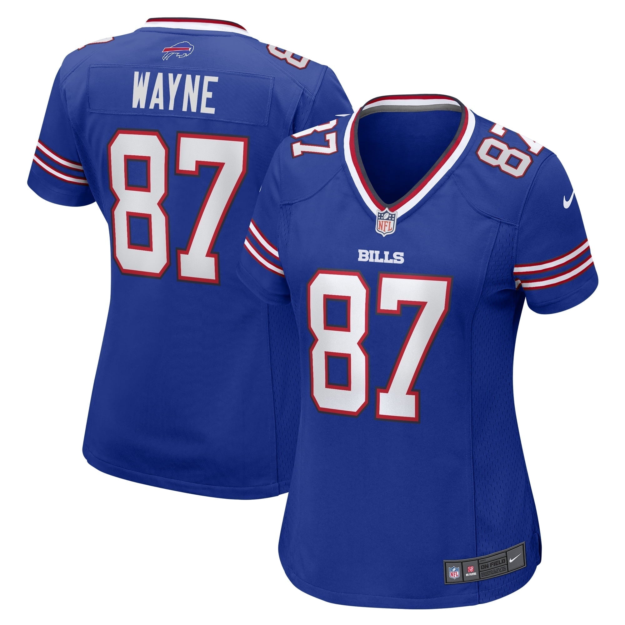 Women s Nike Jalen Wayne Royal Buffalo Bills Team Game Jersey